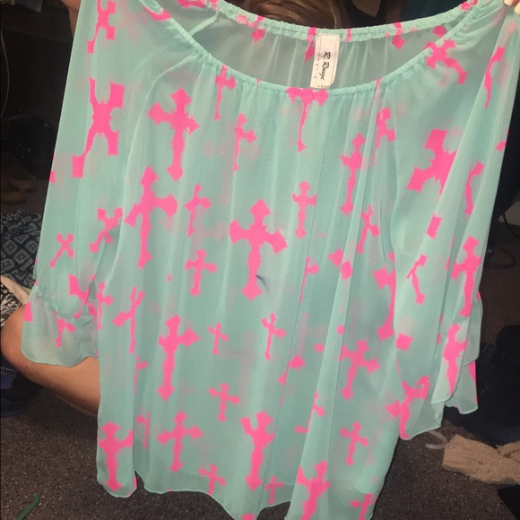Tops - cross flow shirt Tops - cross flow shirt